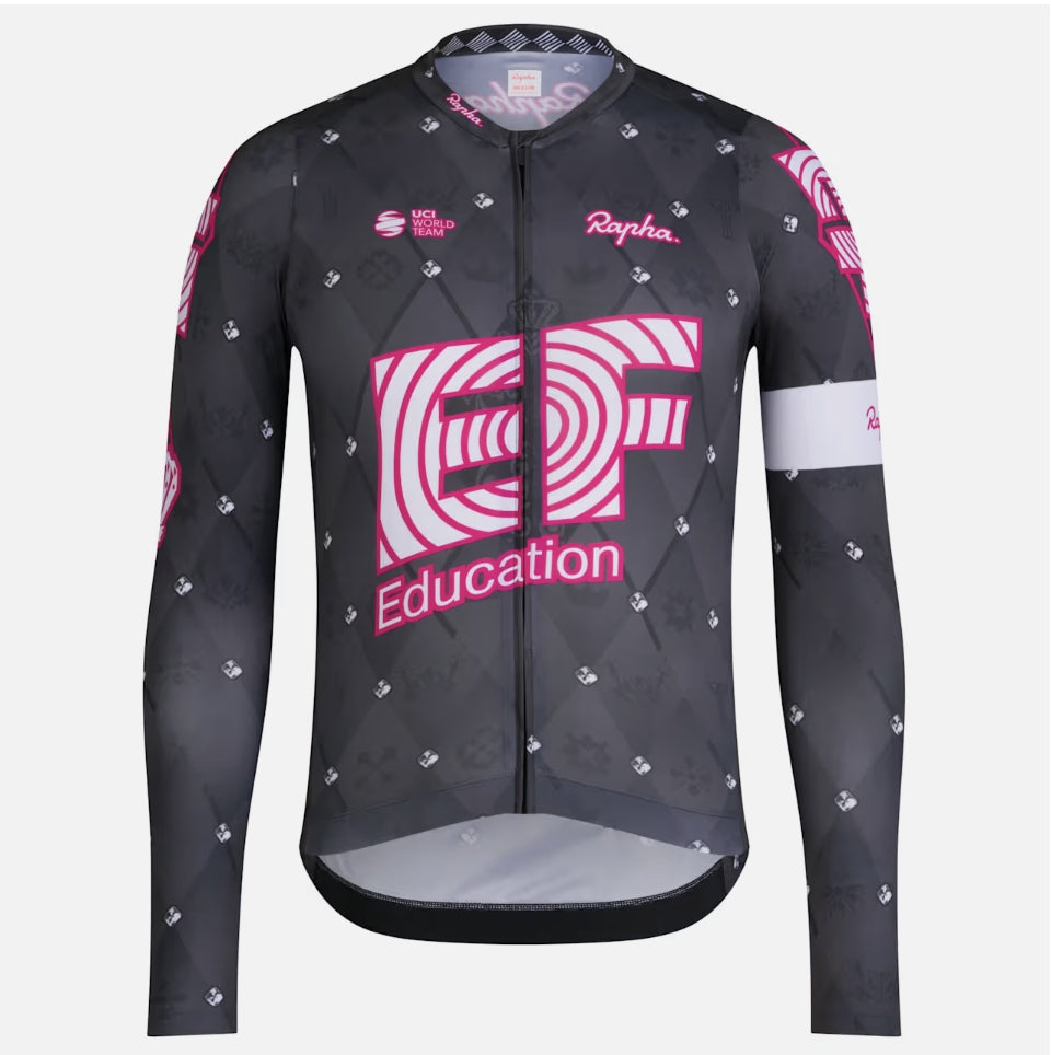 EF Men's Pro Team Long  Sleeve Lightweight Jersey