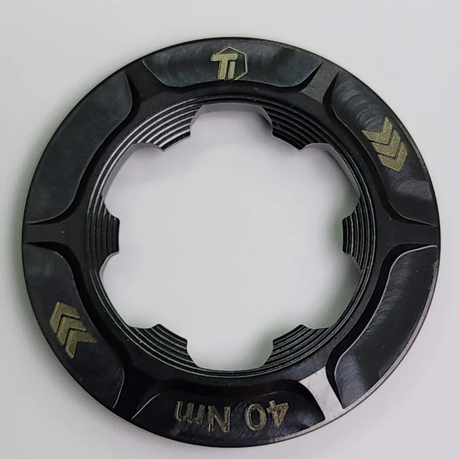 【Ti-Parts Titanium】7.1克 鈦合金中鎖轉子鎖環 | Shimano/DT Swiss