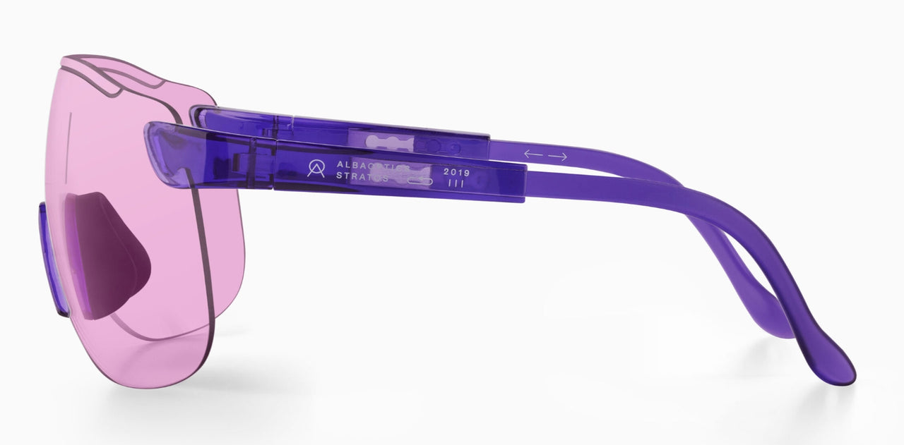 ALBA OPTICS STRATOS 風鏡 – PURPLE GLOSSY 透明紫色鏡框 (鏡框請勿單獨下單，需與鏡片成對購買)的副本的副本