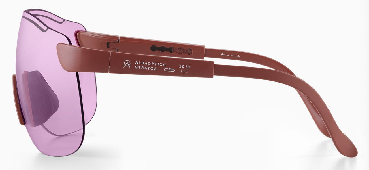 ALBA OPTICS STRATOS 風鏡 – RST 酒紅色鏡框 (鏡框請勿單獨下單，需與鏡片成對購買)