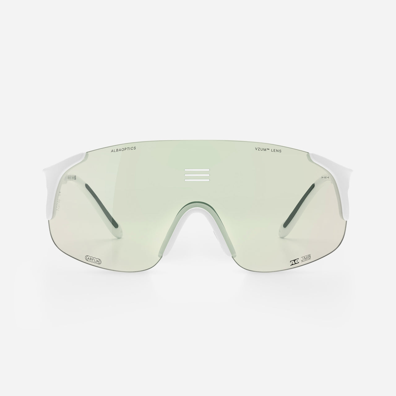 ALBA OPTICS JUMBO WHT 白色鏡框 (鏡框請勿單獨下單，需與鏡片成對購買)